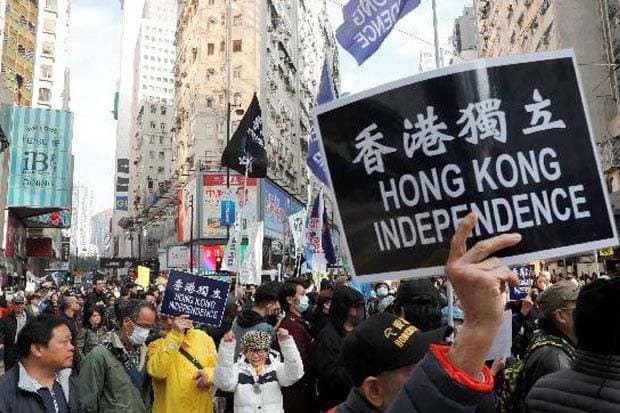 Demonstran Hong Kong (foto:istimewa)
