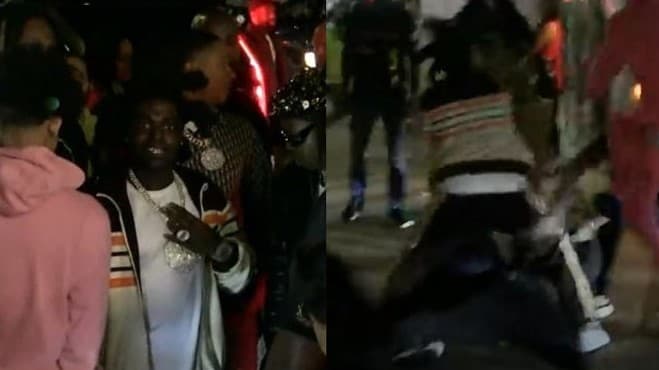 Detik-detik Kodak Black ditembak (Foto: Xxlmag.com)