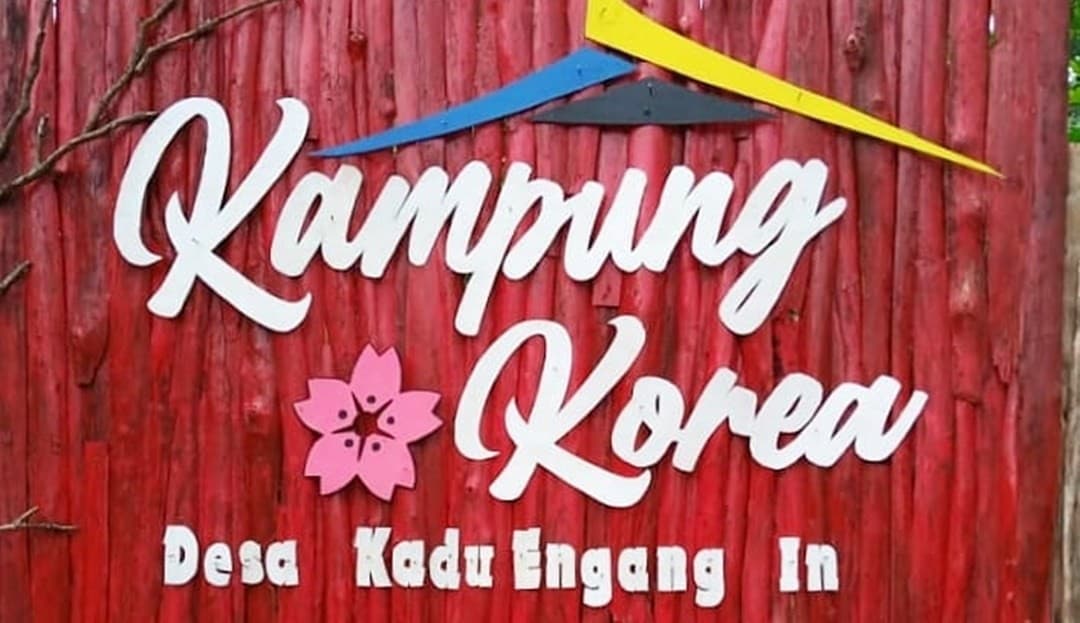 Kampung Korea yang berada di Desa Kadu Engang, Kecamatan Cadasari, Kabupaten Pandeglang, Banten. (Foto: Istimewa)