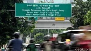 Ilustrasi ganjil genap (Foto:Istimewa)