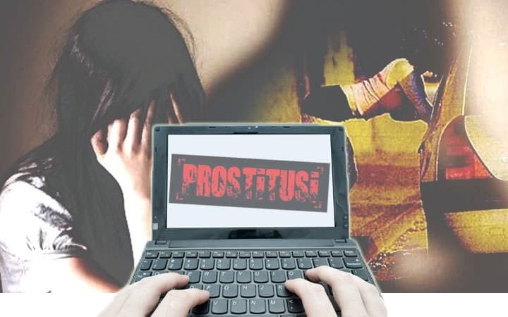 Ilustrasi prostitusi online (doc: linggaupost.co.id)