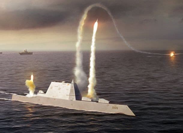 Kapal USS Zumwalt milik AS (Foto:Istimewa)