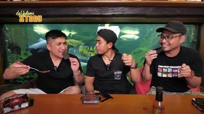 Konten Irfan Hakim dan Tanboy makan keripik level 5 juta 