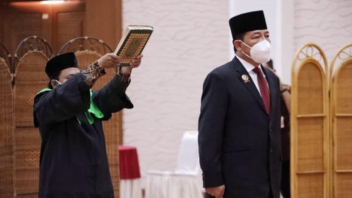 Inspektur Jenderal (Irjen) Sutanto dilantik sebagai Wakil Kepala BSSN (Foto: dok BSSN)  