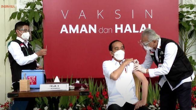 Jokowi Suntik Vaksin (Foto:Istimewa)