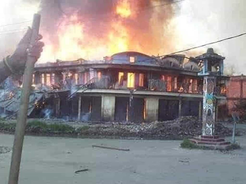 Kantor Bupati Wamena dibakar