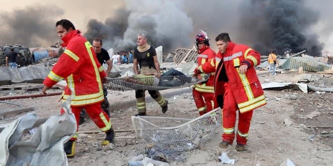 Ledakan di Beirut (Foto:Istimewa)