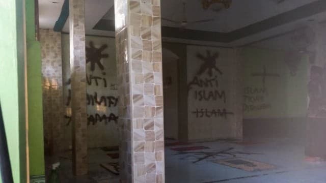 Vandalisme mushala (Foto: Istimewa) 