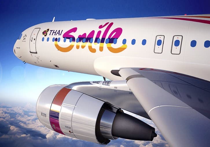 Ilustrasi pesawat Thai Smile (doc: moneter.id)