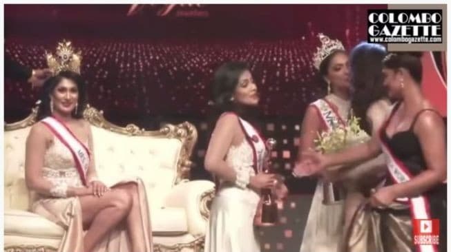 Pengumuman pemenang Mrs World Sri Lanka (Foto:Istimewa)