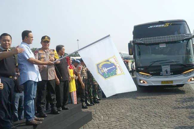 Mudik gratis pada saat tahun 2019 (Foto:Istimewa)