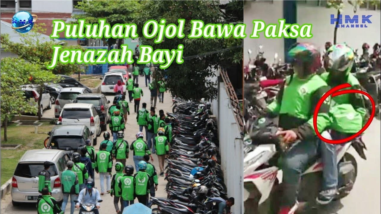 Rombongan Ojek Online Bawa Kabur Jenazah dari RS (Foto:Youtobe)