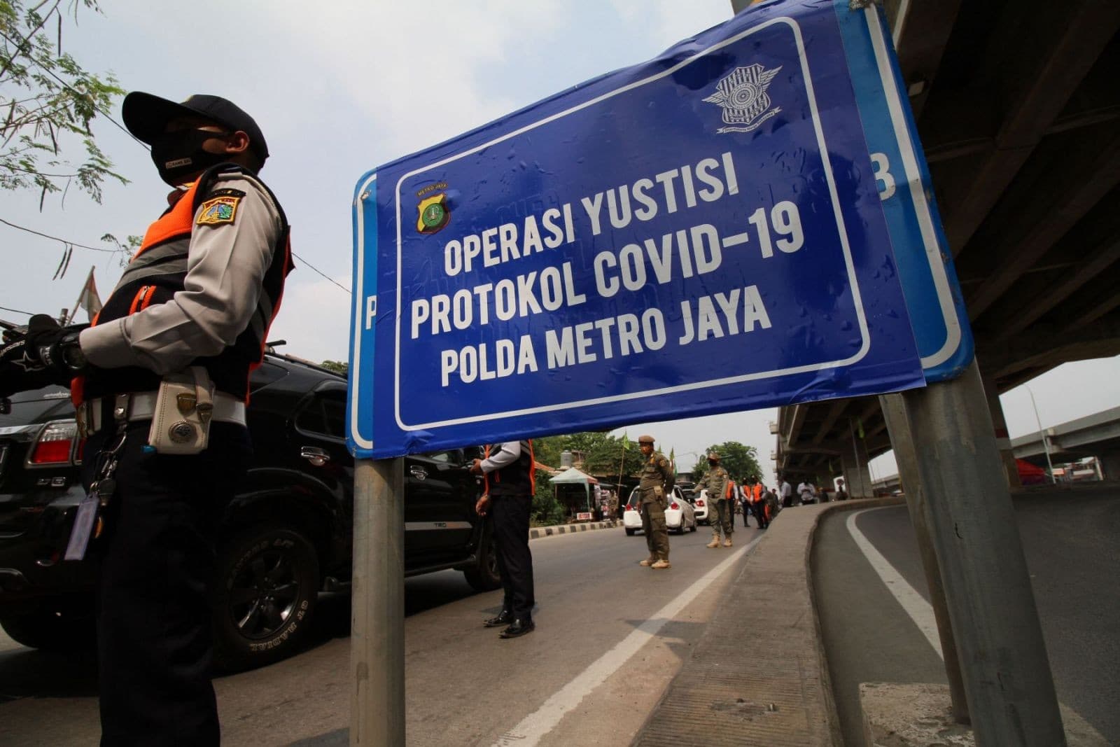 Operasi Yustisi protokol kesehatan Pembatasan Sosial Berskala Besar (PSBB) Jakarta
