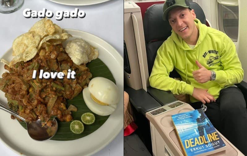 Mesut Ozil mencicipi gado-gado