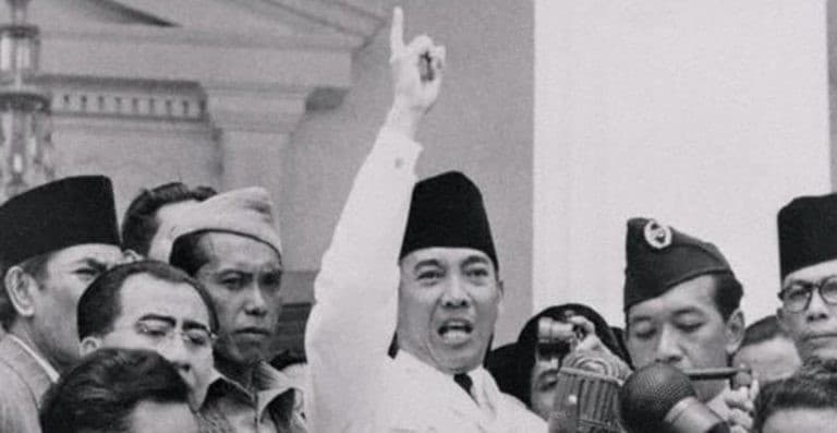Mantan Presiden Soekarno saat berpidato (Foto: Istimewa)