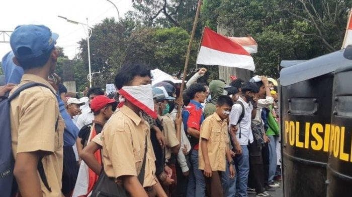 Pelajar Ikut Demo (Foto:Istimewa)