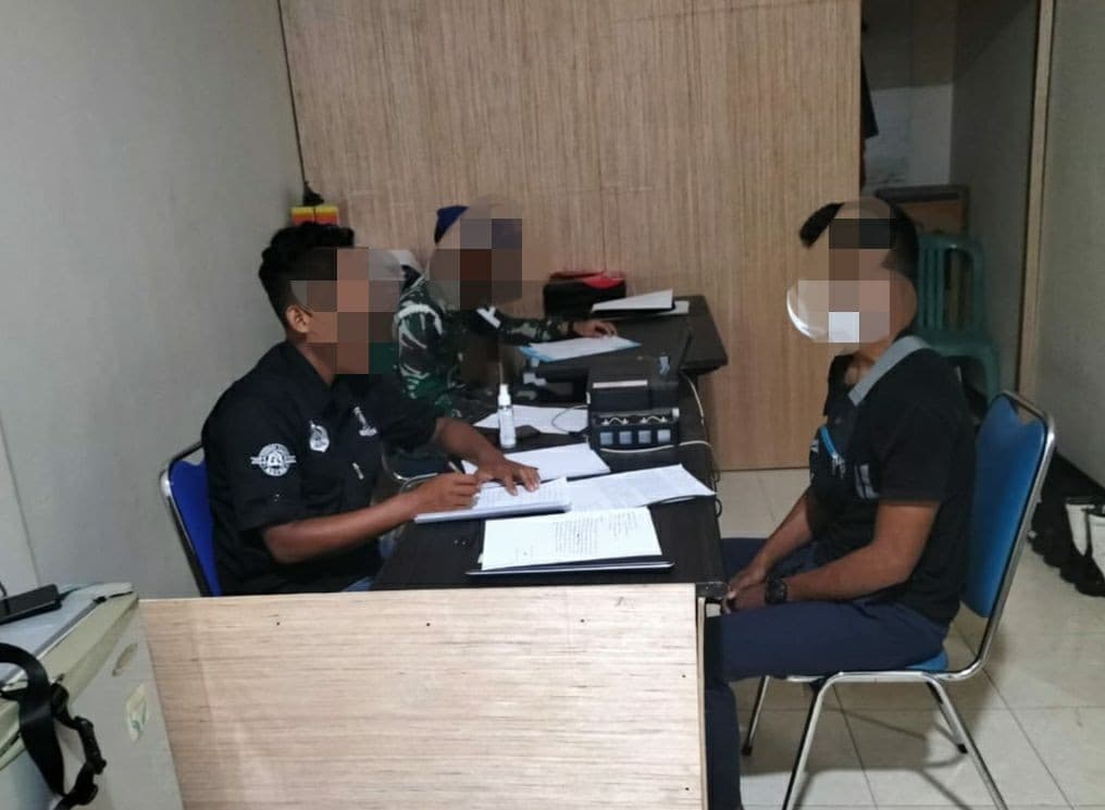 Oknum anggota TNI AL diduga melakukan penganiayaan terhadap seekor kucing diperiksa POMAL pada Senin 11 April 2022 