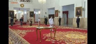 Pelantikan Gubernur DKI Jakarta Ahmad Riza Patria (Foto:Istimewa)