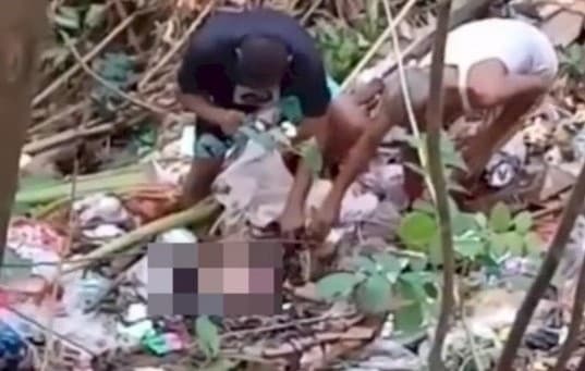 Bayi perempuan ditemukan di galian pembuangan sampah Legok, Tangerang. (Foto: Istimewa)