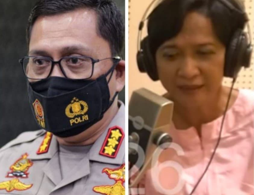 Kabid Humas Polda Jabar, Kombes Pol Erdi A Chaniago dan ahli forensik yang juga Polwan Mabes Polri, dr Sumy Hastry Purwanti (Foto: Istimewa)