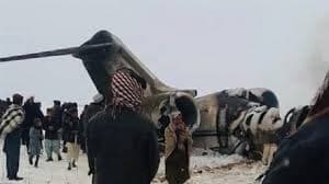 Pesawat jatuh di  wilayah Taliban di Afghanistan (Foto:Istimewa)