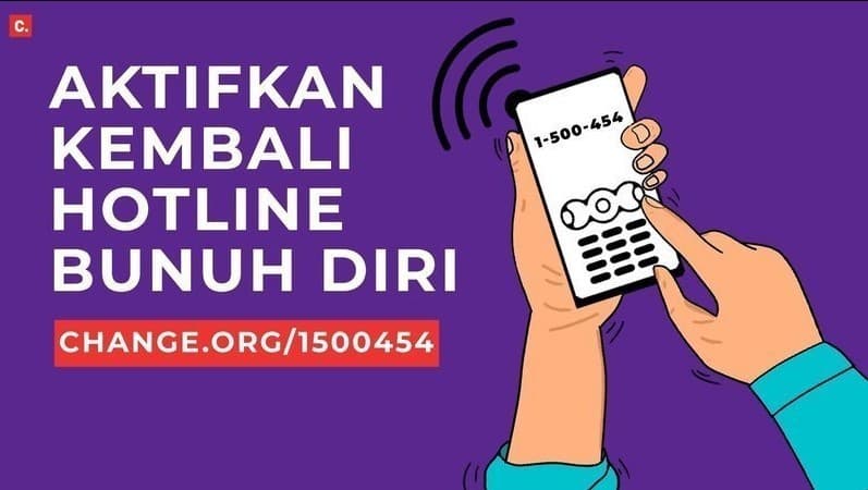 Petisi Hotline Bunuh Diri