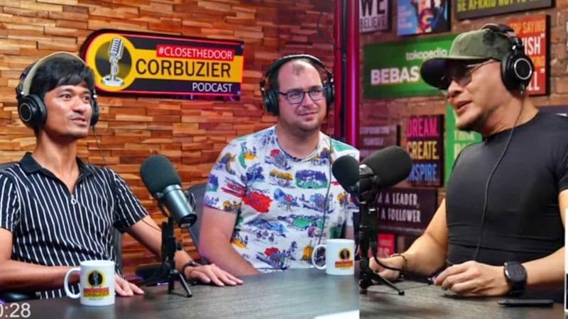 Ragil dan Frederik Vollert, pasangan LGBT di Podcast Deddy Corbuzier