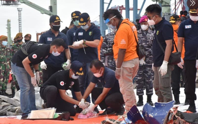 Polri Takan Sebutkan bagian Tubuh Korban Sriwijaya Air (Foto:Istimewa)