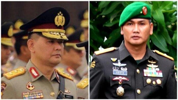 Putra Mantan Panglima ABRI Try Sutrisno, Irjen Firman Santyabudi dan Mayjen Kunto Arief Wibowo (Foto: Istimewa)