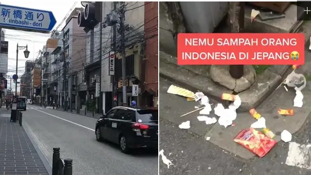 Ditemukan sampah bungkus makanan Indonesia di Jepang (Foto:Istimewa)