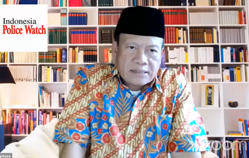 Ketua Indonesia Police Watch (IPW), Sugeng Teguh Santoso (Foto: Tangkapan Layar)