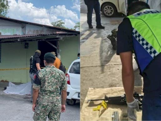 Oknum tentara tembak kepala sendiri. (Foto: Harian Metro)