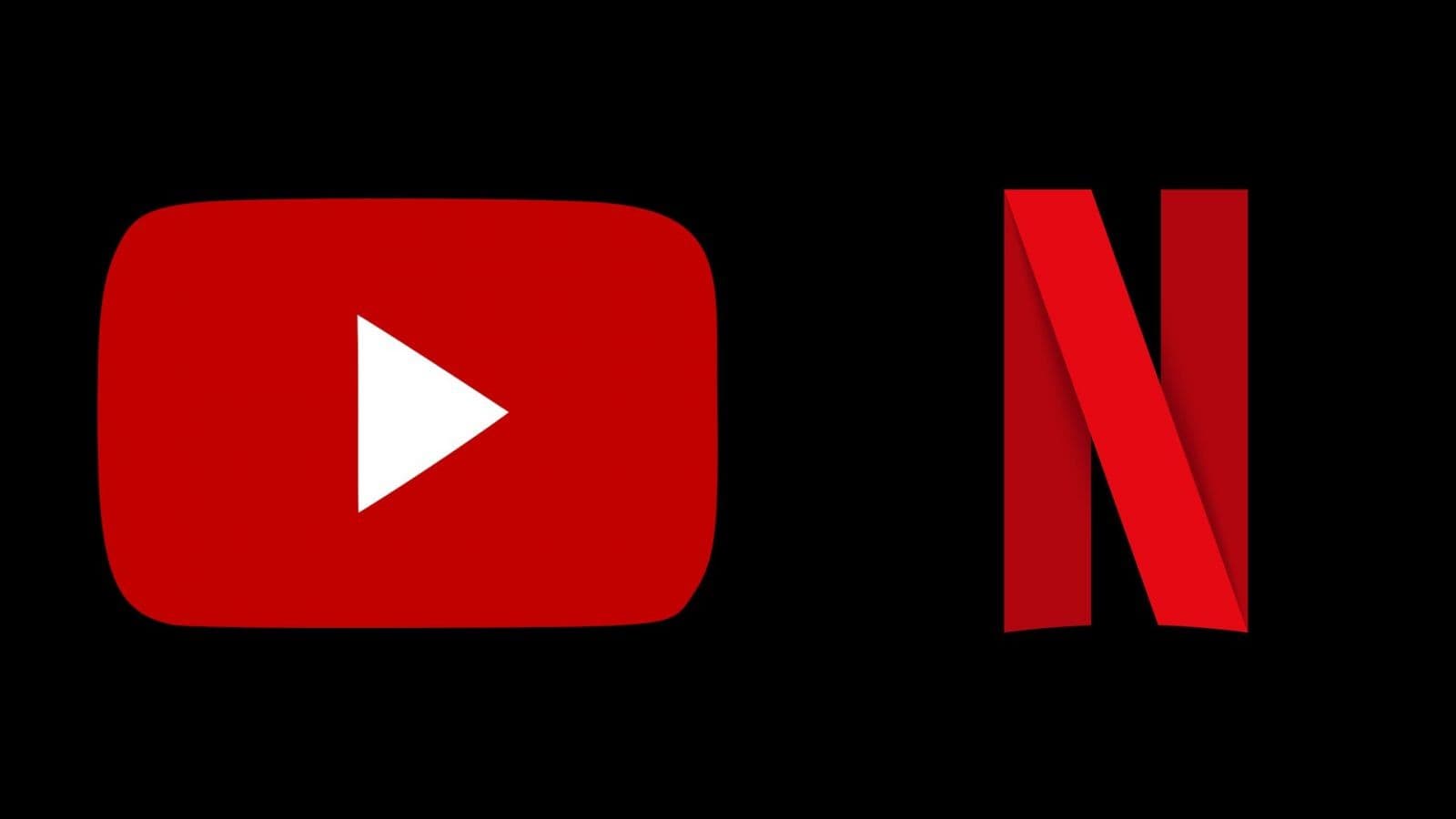 YouTube dan Netflix (ilustrasi)