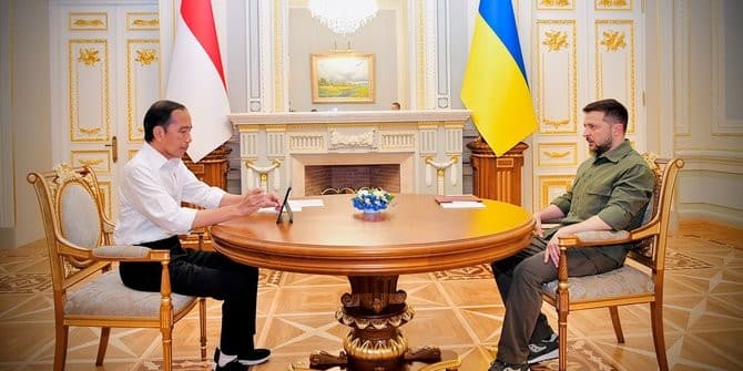 Presiden Joko Widodo berkunjung ke Ukraina, bertemu Presiden Volodymyr Zelenskiy