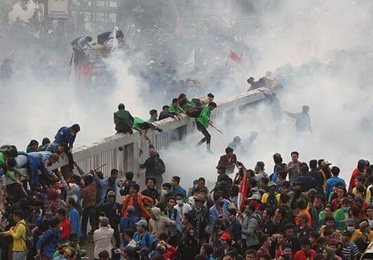 Giliran Siswa STM Bergerak ke Jakarta Mau Demo UU Cipta Kerja