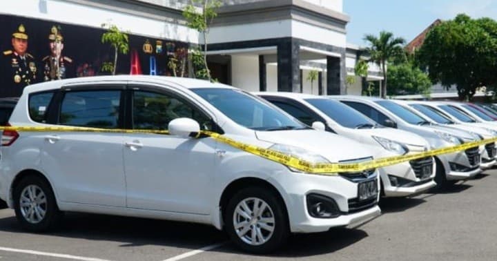 23 Mobil jadi Barang Buti Kasus Penyelundupan (Foto:Istimewa)