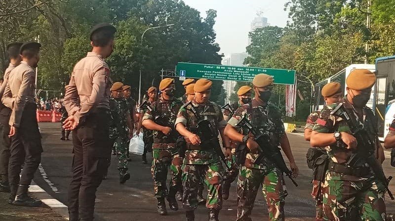 4.200 Personel Gabungan Amankan Upacara HUT Ke-77 RI (Foto:Antara)