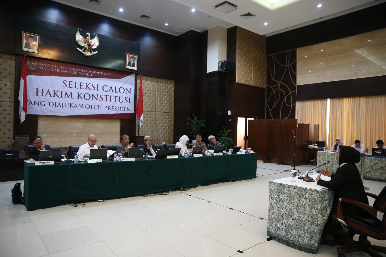 Wawacara calon hakim MK (Foto:Istimewa)