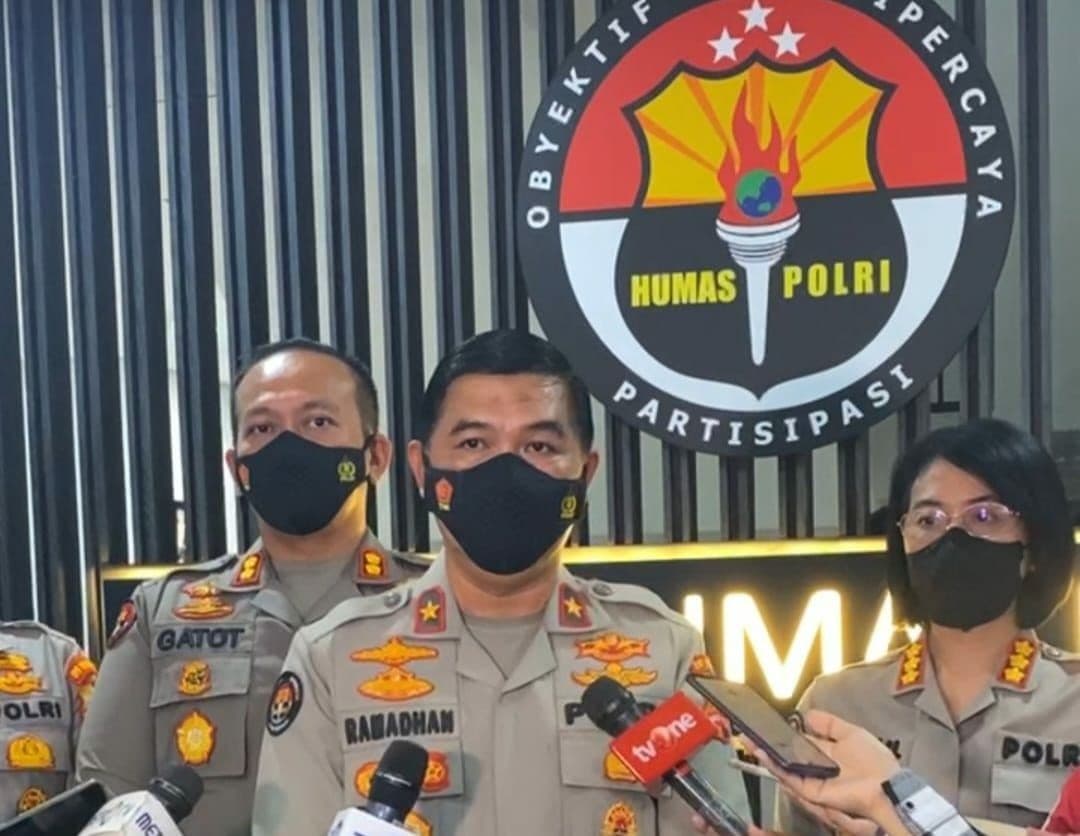 Kepala Biro Penerangan Masyarakat (Karopenmas) Polri, Brigjen Ahmad Ramadhan di Gedung Humas Polri (Foto: Hastina/REQnews)
