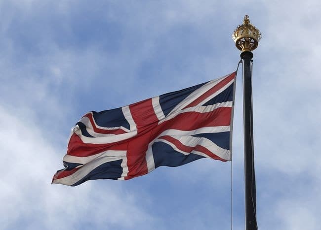 Bendera Inggris (Foto:AP Photo/Alastair Grant)