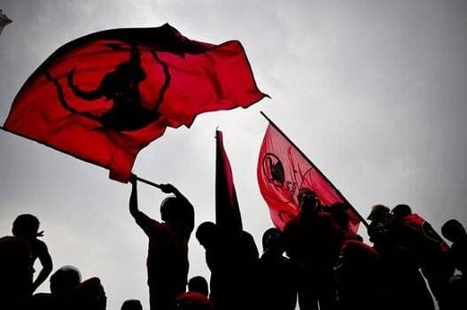 Bendera PDIP (Foto:KRJOGJA)