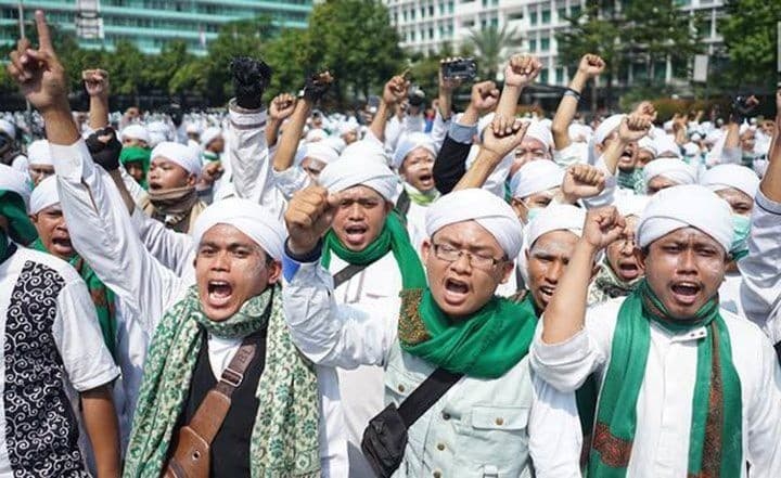 Ilustrasi aksi demostrasi umat muslim (Foto:Pikiran Rakyat)