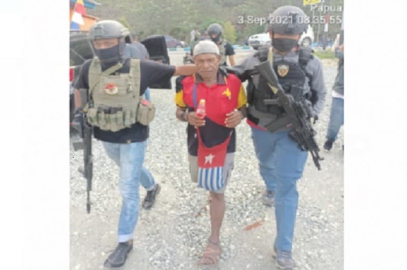 Gigen Telenggeng (Foto:Humas Satgas Nemangkawi)