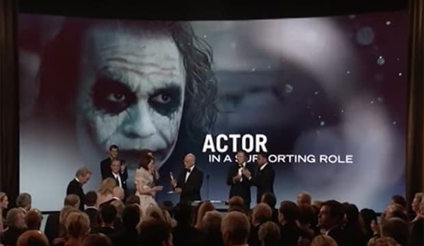Heath Ledger berperan sebagai Joker memenangkan Oscar 2009