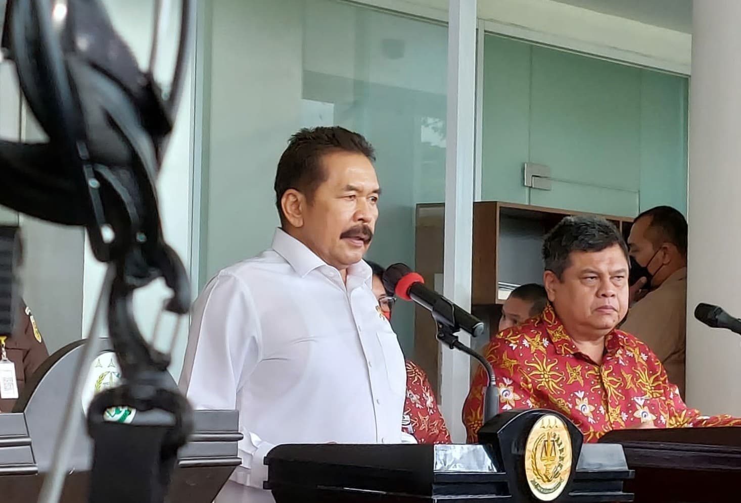 Jaksa Agung, ST Burhanuddin di Gedung Kejaksaan RI (Foto: Hastina/REQnews)