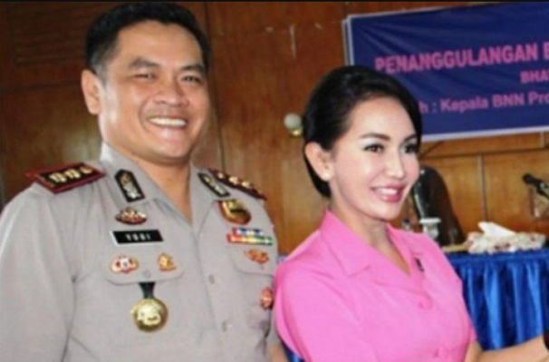 Kombes Napitupulu Yogi Yusuf dan Eks Jaksa Pinangki Sirna Malasari (Foto: Istimewa)