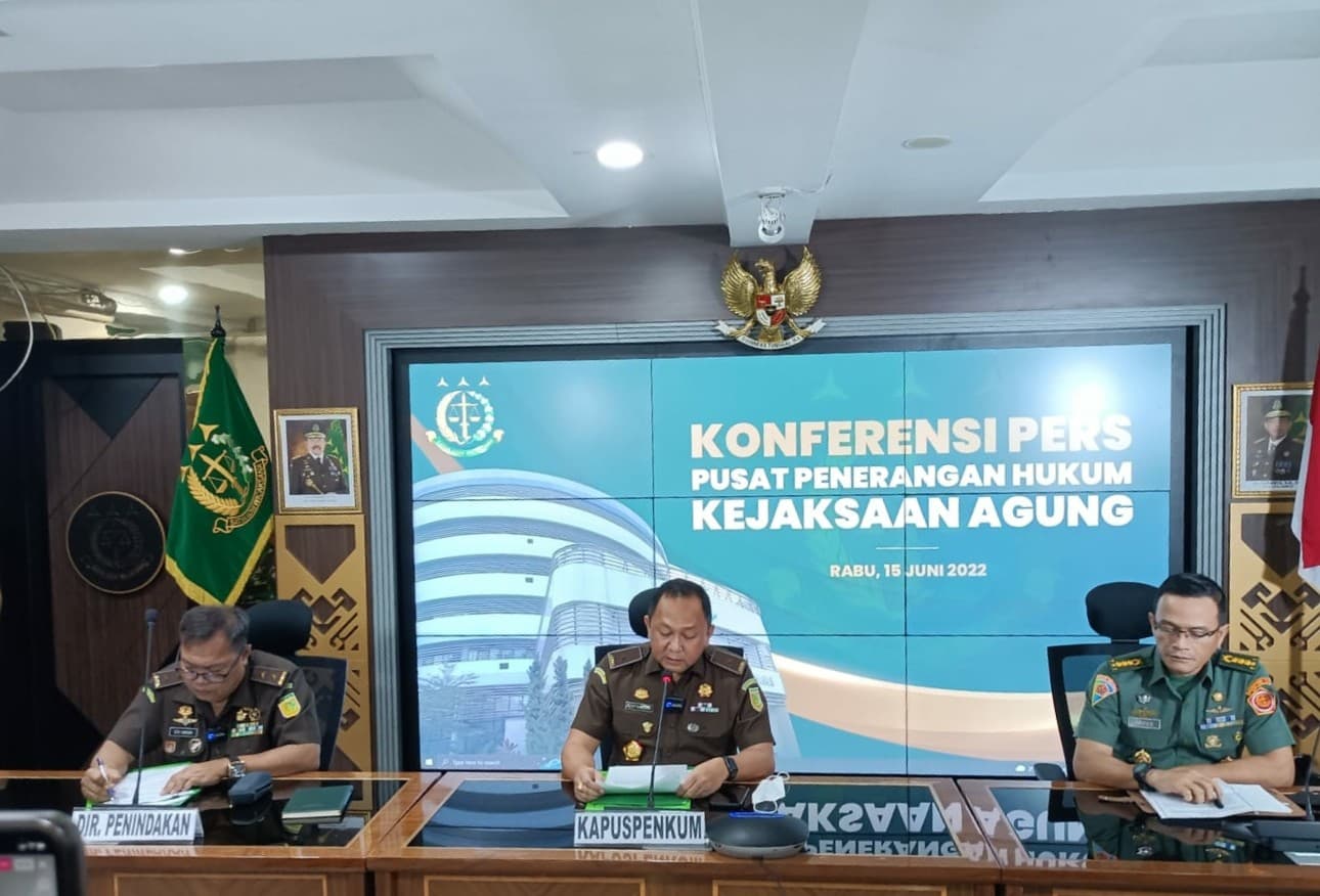 Konferensi Pers Kejaksaan Agung RI, Rabu 15 Juni 2022