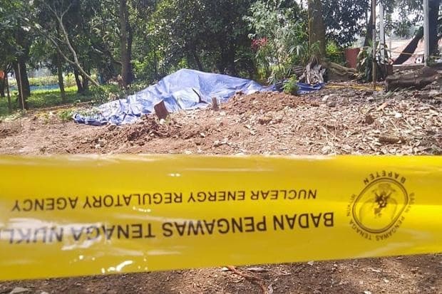 Lokasi temuan bahan radioaktif di Perumahan BATAN Indah (Foto: Istimewa)