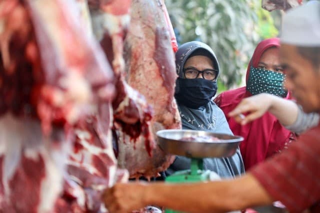 Ilustrasi tradisi Meugang di Aceh (foto: Acehkini)