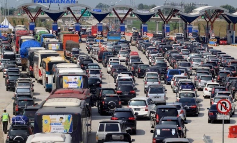 Ilustrasi padatnya gerbang tol  (Foto:Istimewa)